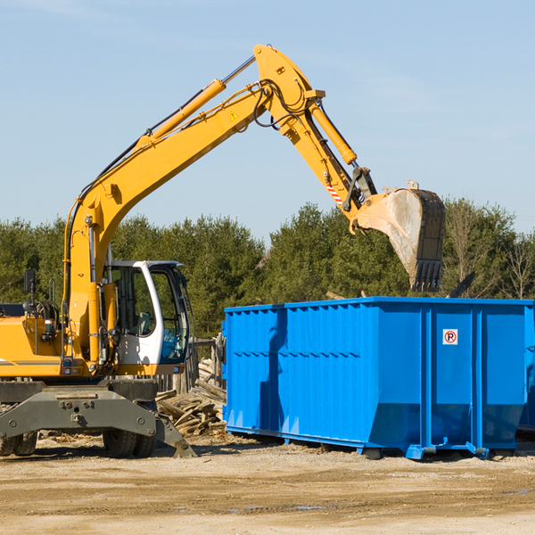 what happens if the residential dumpster is damaged or stolen during rental in Pea Ridge